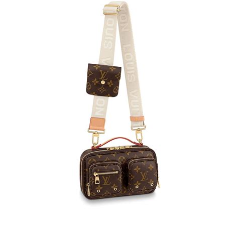 lv m80446|Louis Vuitton Utility Crossbody Monogram Brown.